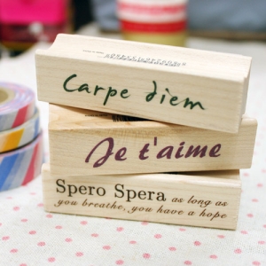 퍼니맨 롱메세지 스탬프 - 20종