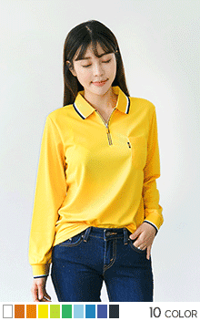 프레시지퍼긴팔(반팔가능)