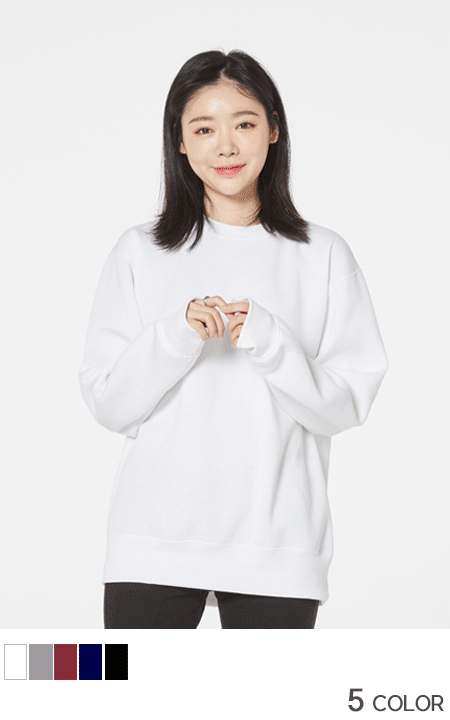(기모) 드라이 맨투맨_346
