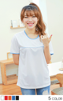 쿨론배색라운드 (기능성)