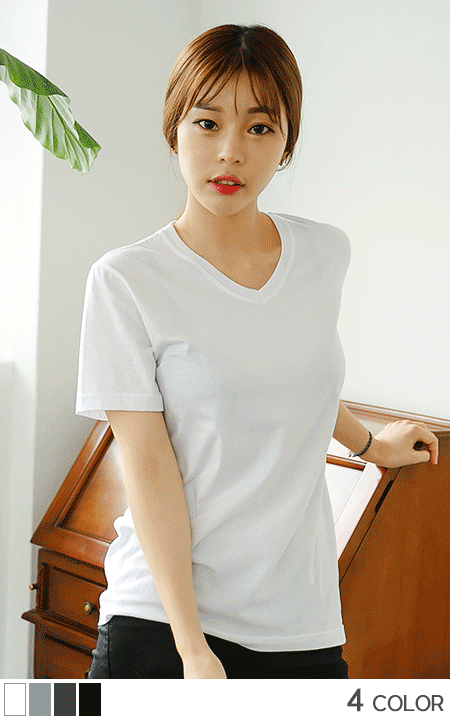 캐주얼V넥