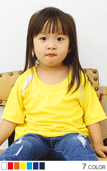 아동쿨론사선배색반팔