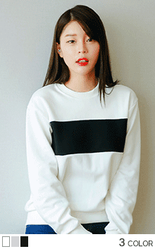 특양면가슴배색맨투맨