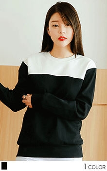 특양면어깨배색맨투맨