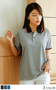 쿨에버 배색카라 (기능성)