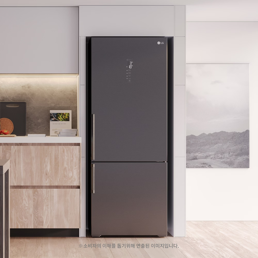 [전국무료배송설치]LG 모던엣지 냉장고 462L M451MC93