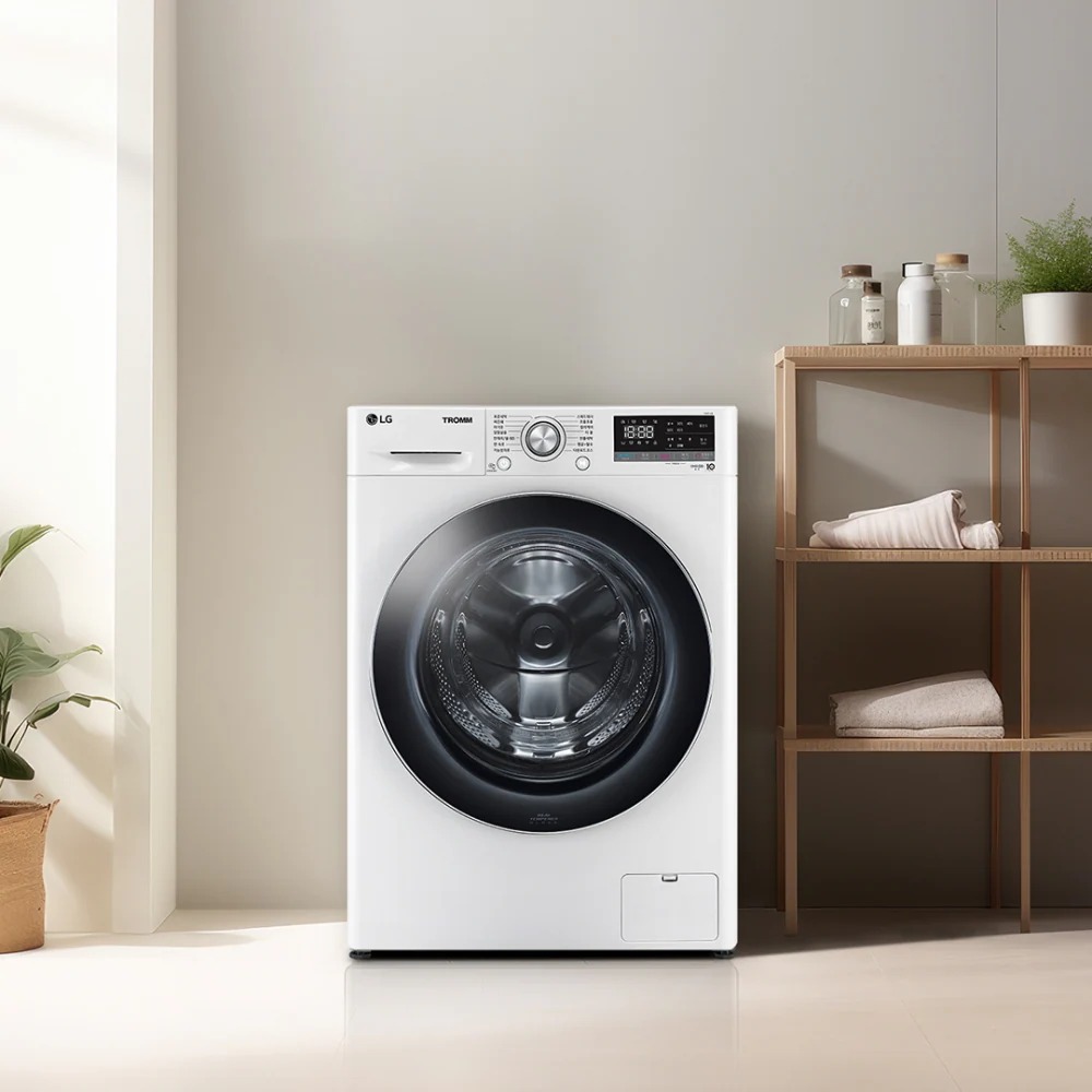 [전국무료배송설치]LG 트롬 드럼 세탁기 F12WVA 12KG 1등급 화이트