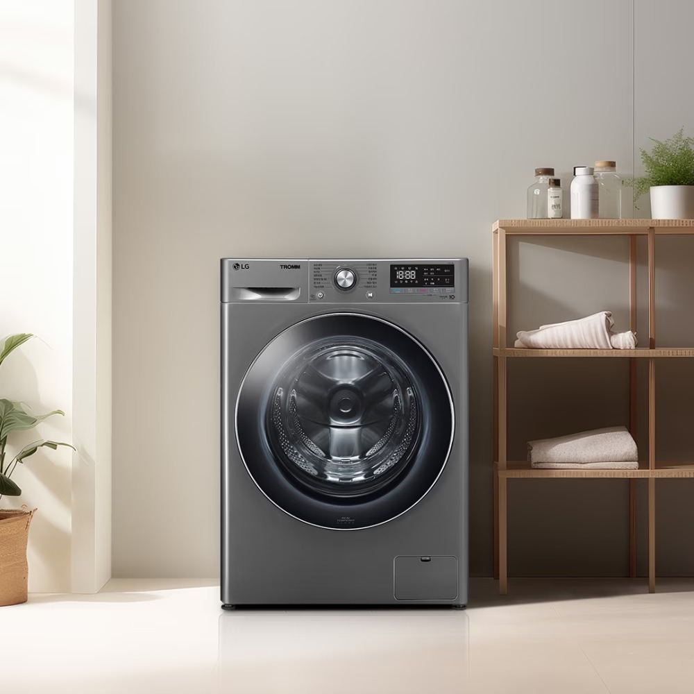 [전국무료배송설치]LG 트롬 드럼 세탁기 F12VVA 12KG 1등급 모던스테인레스