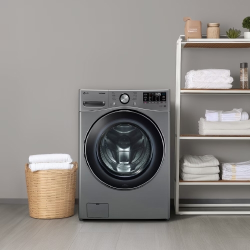 [전국무료배송설치]LG 트롬 세탁기 21kg F21VDAP 모던스테인리스