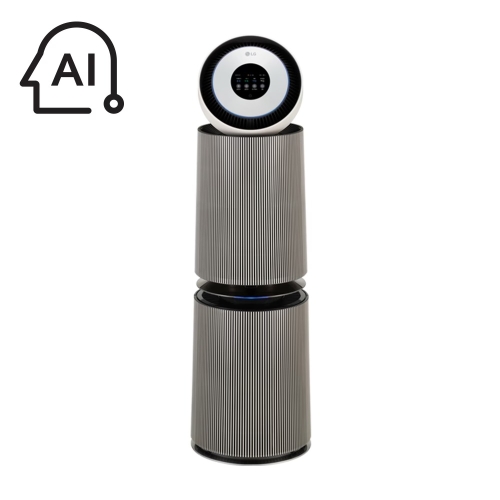 [전국무료배송설치]LG 퓨리케어 오브제컬렉션 AI+ 360˚ 공기청정기 (M 필터) 114㎡ AS355NSNA
