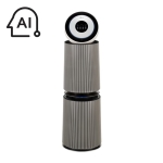 [전국무료배송설치]LG 퓨리케어 오브제컬렉션 AI+ 360˚ 공기청정기 (M 필터) 114㎡ AS355NSNA
