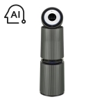 [전국무료배송설치]LG 퓨리케어 오브제컬렉션 AI+ 360˚ 공기청정기 (M 필터) 114㎡ AS355NGNA