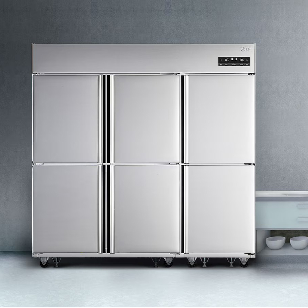 LG 비즈니스 냉장고 C170LDZB 업소용 냉장고 냉장4칸 냉동2칸 1610L