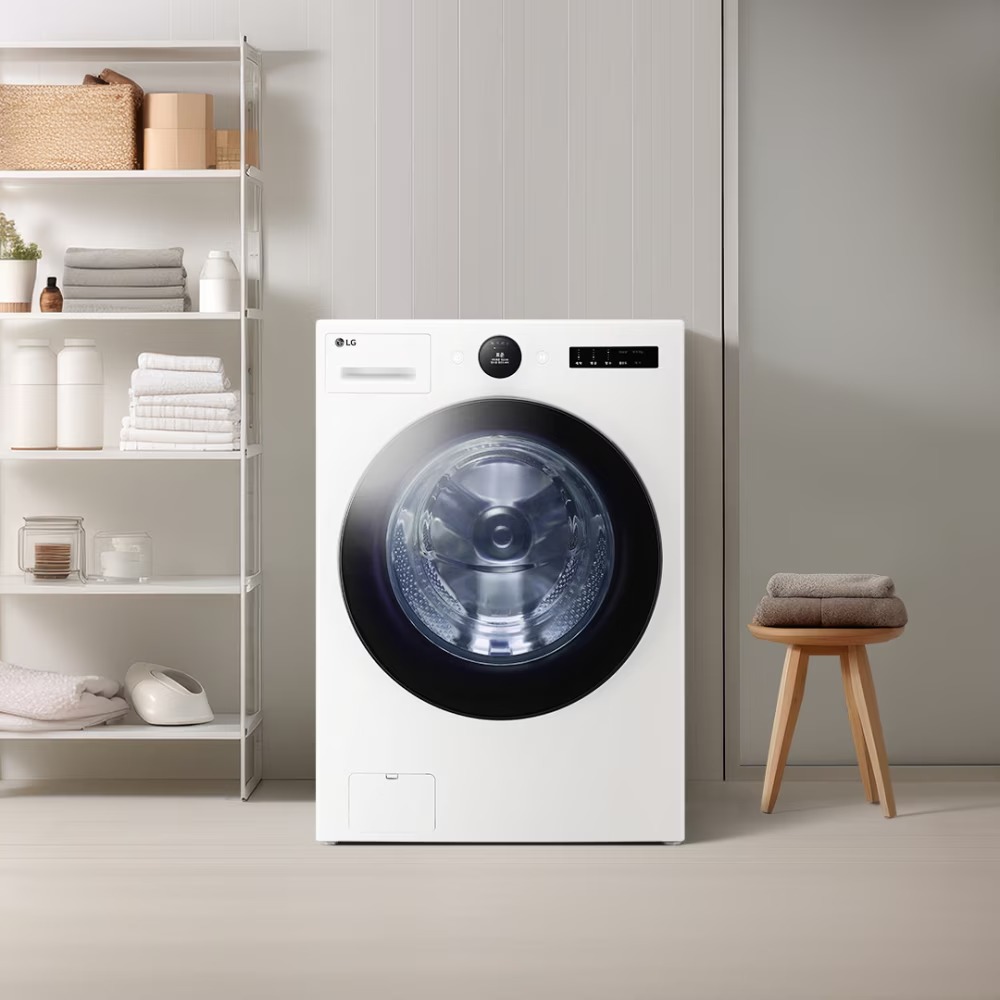 LG 트롬 오브제컬렉션 FX24WN 화이트 드럼 세탁기 24kg