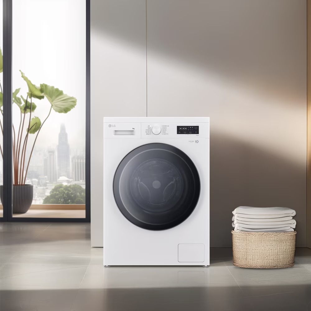 [전국무료설치]LG 트롬 건조 세탁 건조겸용 세탁기 FY9WTB  9kg / 4.5kg  빌트인 원룸 오피스텔