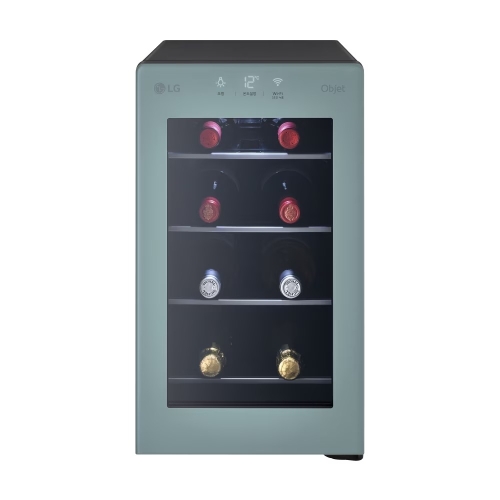 [전국무료배송설치]LG 디오스 와인셀러 W0082GTB 8병 클레이 민트색상