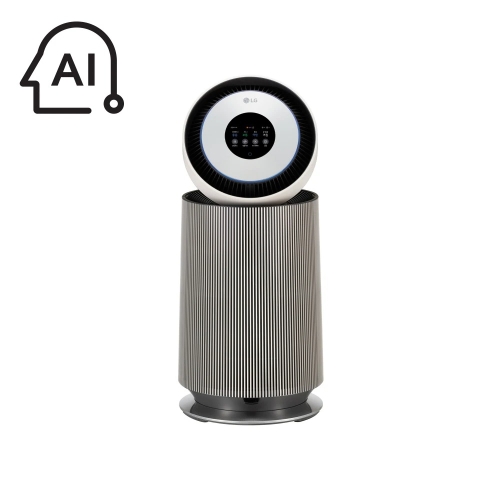 [전국무료배송설치]LG 퓨리케어 오브제컬렉션 AI 360˚ 공기청정기 AS205NSJA (G 필터) 20평형(66㎡) 카밍베이지색상