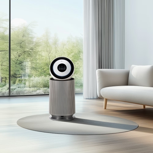 [전국무료배송설치]LG 퓨리케어 오브제컬렉션 AI 360˚ 공기청정기 AS205NSJA (G 필터) 20평형(66㎡) 카밍베이지색상