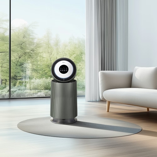 [전국무료배송설치]LG 퓨리케어 오브제컬렉션 AI 360˚ 공기청정기 AS205NGJA (G 필터) 20평형(66㎡) 네이처그린색상