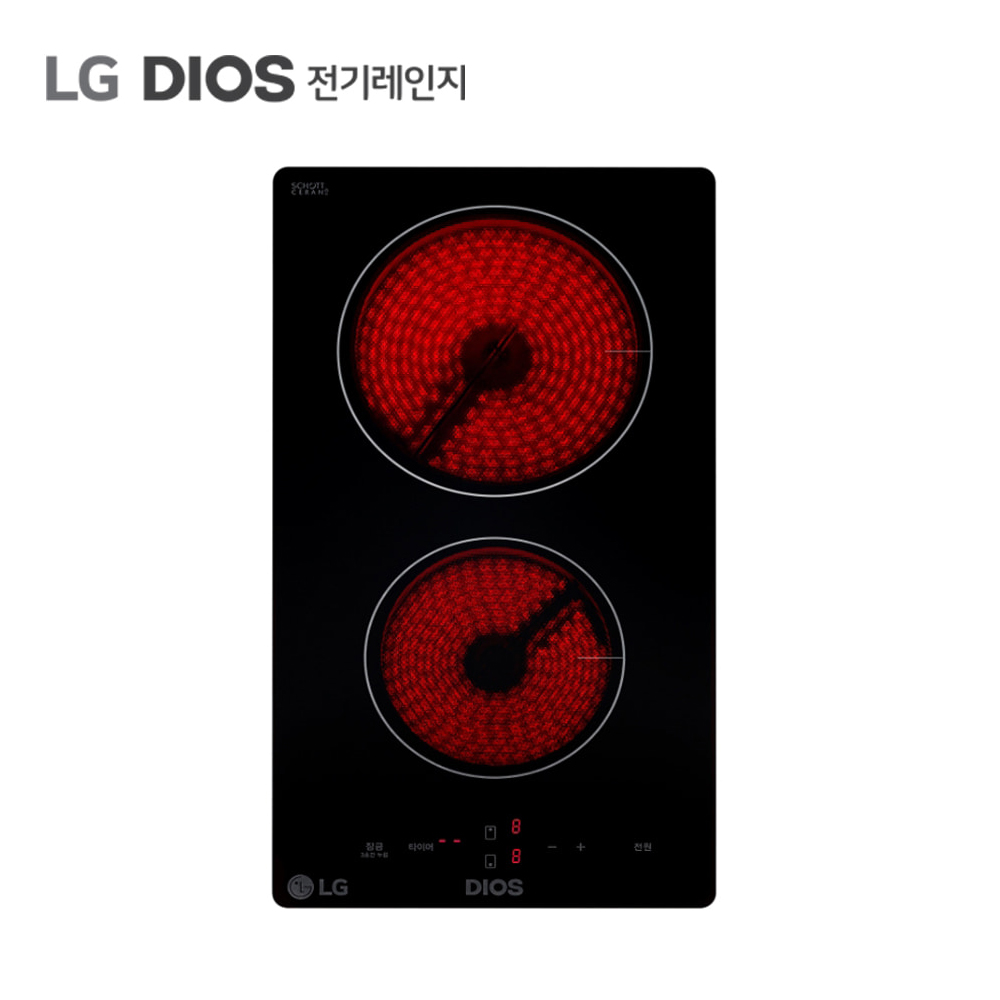 [전국무료배송설치]LG전자 DIOS 빌트인 전기레인지 BER2G 하이라이트 2구