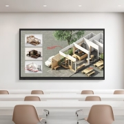 LG 전자칠판 55TR3DQ-B 55인치(140cm) 스마트보드 학교 학원 강의실 사무실
