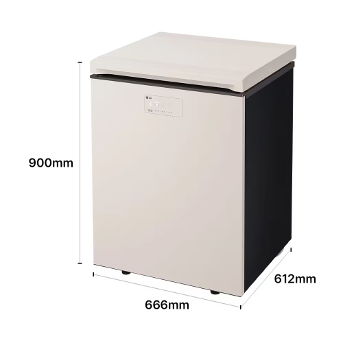 LG 디오스 오브제컬렉션 김치톡톡 뚜껑형 김치냉장고 128L Z135MEE123