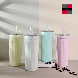 투썸 스트라이프 텀블러 500ml (화이트/옐로우/핑크/민트)