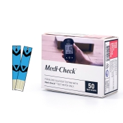 메디첵 혈당시험지 1박스 50매입 개인용 혈당검사지 Medi-Check Blood Glucose Test Strips