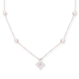 Luminous chandelier necklace