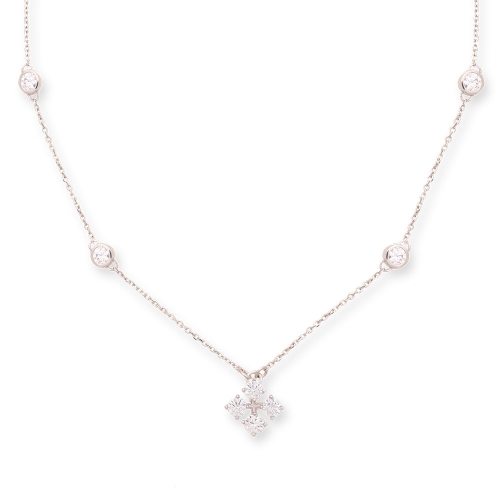 Luminous chandelier necklace