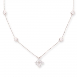 Luminous chandelier necklace