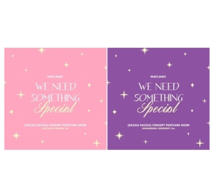 위키미키 (WekiMeki) DIGITAL SINGLE  - DAZZLE DAZZLE OFFICIAL MD [CONCEPT POSTCARD BOOK] 랜덤