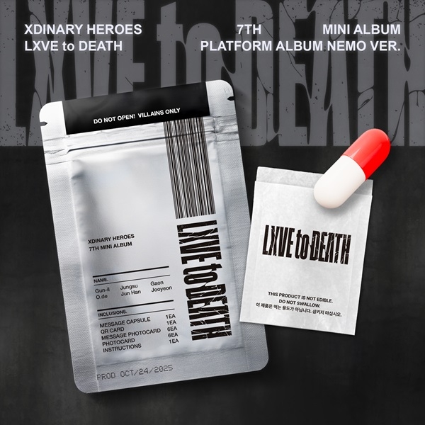 엑스디너리 히어로즈 (Xdinary Heroes) 7th Mini Album - LXVE to DEATH (Platform ver.)