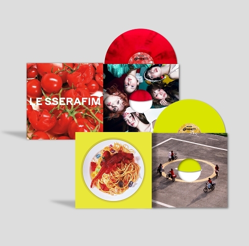 르세라핌 (LE SSERAFIM) ﻿1st Single Album - SPAGHETTI (﻿Vinyl) 랜덤발송