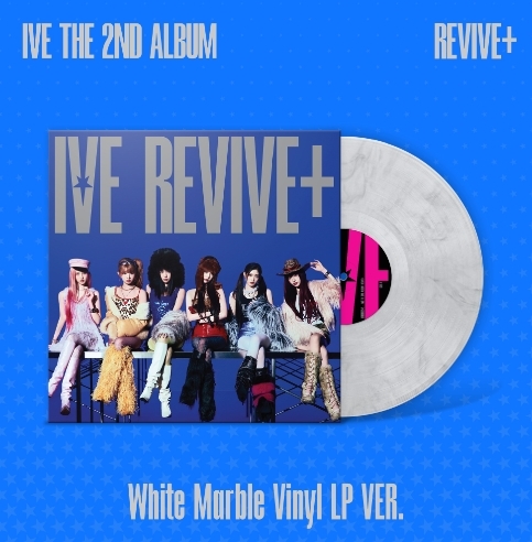 IVE (아이브) THE 2ND ALBUM - REVIVE+ (﻿White Marble Vinyl LP VER.) *한정반  4월 24일(금) 11시 ~ 5월 7일(목) 23시 59분까지