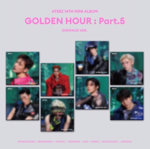 ATEEZ(에이티즈) 14th Mini Album - GOLDEN HOUR : Part.5 (DIGIPACK VER.)