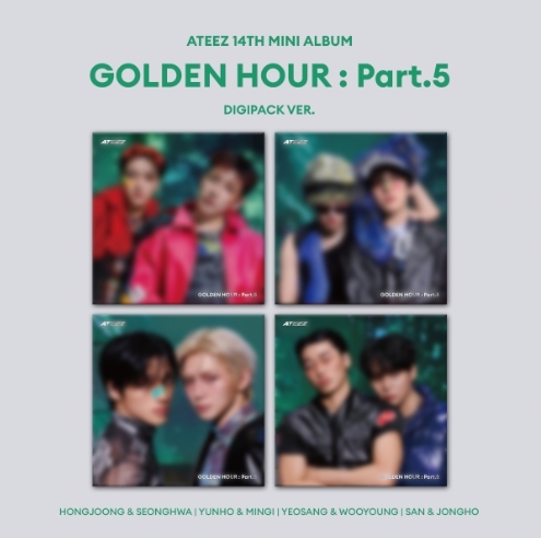 ATEEZ(에이티즈) 14th Mini Album - GOLDEN HOUR : Part.5 (DIGIPACK UNIT VER.)