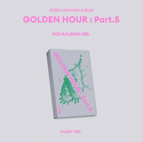 ATEEZ(에이티즈) 14th Mini Album - GOLDEN HOUR : Part.5 (POCAALBUM)(Diary버전)