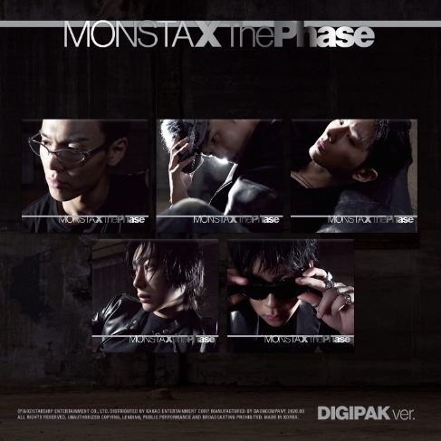 몬스타엑스 (MONSTA X) - ﻿﻿The Phase (﻿﻿﻿﻿﻿DIGIPAK ver. (5종)  (SHOWNU Ver. / MINHYUK Ver. / KIHYUN Ver. / HYUNGWON Ver. / JOOHONEY Ver. )
