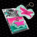 르세라핌 (LE SSERAFIM) ﻿2nd ﻿Single Album - Made My Night ﻿Glow Clicker Keychain (Pink ver.)