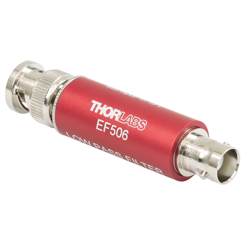 EF506 - Low-Pass Electrical Filter, &le;500 kHz Passband, Coaxial BNC Feedthrough