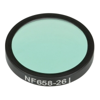 NF658-26 - &Oslash;25 mm Notch Filter, CWL = 658 nm, FWHM = 26 nm