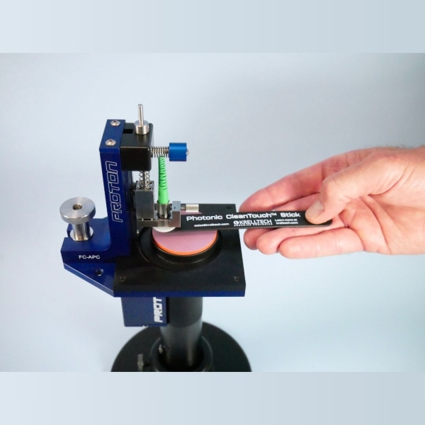 The Photonic CleanTouch&trade; Stick | Solvent-Free Optical Cleaning for Fibers, Connectors, and PICs