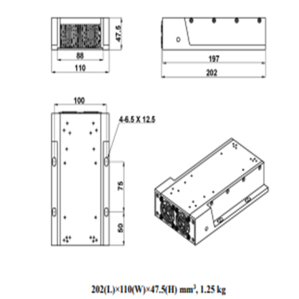 457 nm Blue Solid State Laser