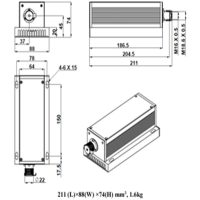 480 nm Blue Solid State Laser