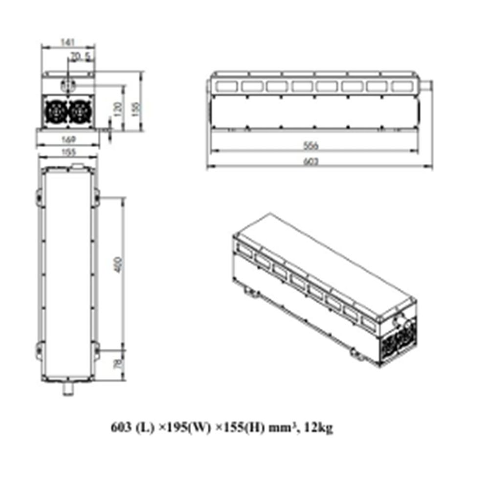310 nm UV Solid State Laser