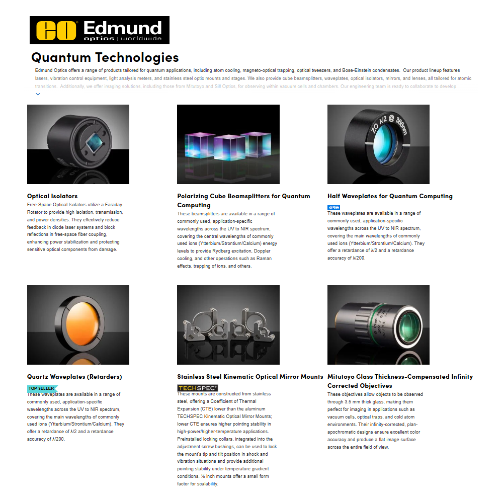 Quantum Products_Edmund optics