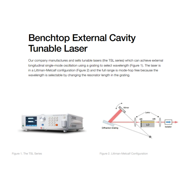 Santec- Tunable Laser (1240~1280nm)