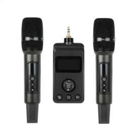 [에펠] 탁월한 원음 전달가능한 FC-91D 무선마이크 2개 + 송신기 세트