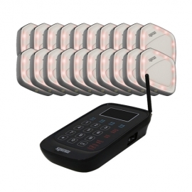 [씨스콜] 고급디자인 SGP-300R-20C 프리미엄 다이아 진동벨 20개세트 - 로고스티커 무료제작